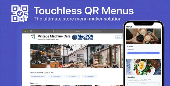 QR Menu preview